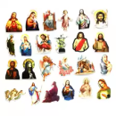 63 Sticker Jesus,Muttergottes, Heilige, verschiedene...