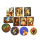 63 Sticker Jesus,Muttergottes, Heilige, verschiedene Motive, 4-7 cm, Aufkleber