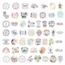 100 Sticker mit Bibelversen, christlichen Spr&uuml;chen,...