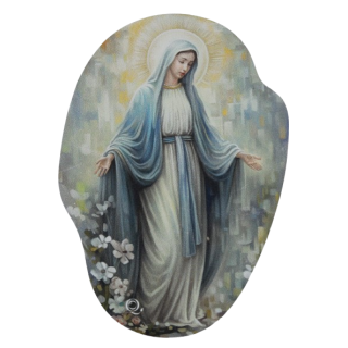Wandbild Immaculata, Muttergottes 9 cm, magnetisch