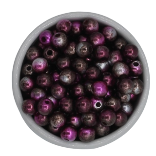 Wachsperlen "Waldbeeren" 6 mm, Farbmischung, 1000 St&uuml;ck