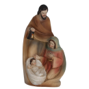 Statue "HeiligeFamilie", 20 cm, Kunstharz bemalt