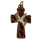 Kreuz " Heiliger Geist ", goldfarben / rot, 3 cm