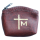 Rosenkranz-Tasche "Kreuz", weinrot / rotbraun  mit Reißverschluß