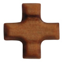 Holzkreuz Olive mini, quadratisch 1,2 cm