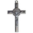 Benediktuskreuz, Metall, glatt, 5 cm