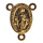 Herzstück wunderbare Medaille, goldfarben, mini, 1,2 cm